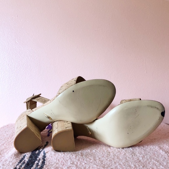 Diane von Furstenberg Cork Heeled Sandals - Picture 4 of 4